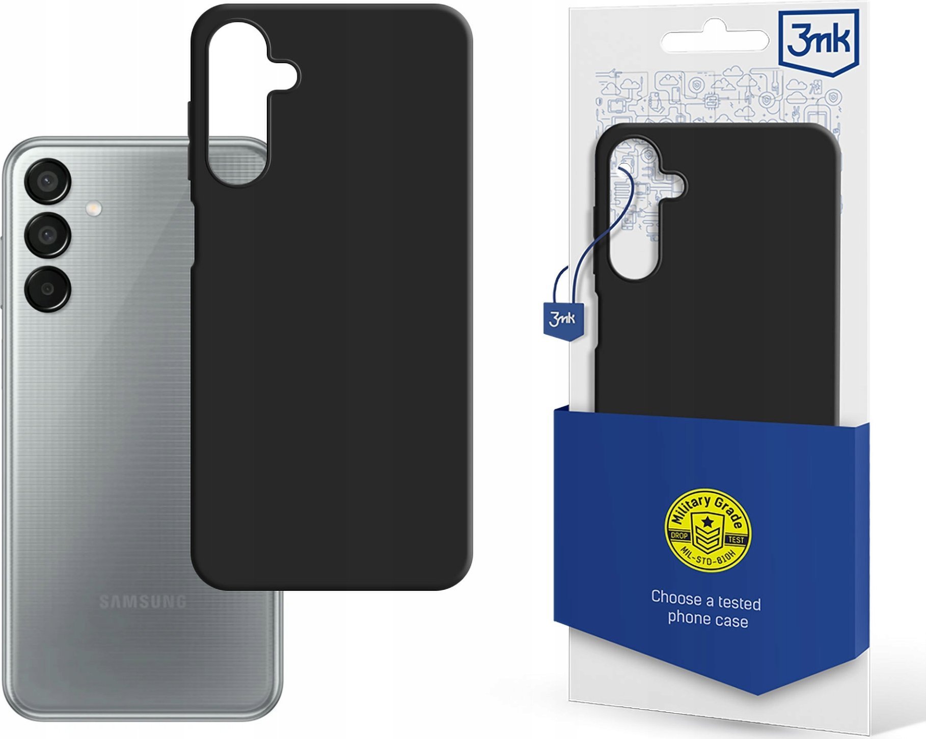 Mbulesë telefoni 3mk Matt Case për Samsung Galaxy M15 5G, TPU, e zezë