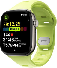 Rrip ore Nomad Tempo Band 42mm, material sintetik FKM, kompatibil me Apple Watch, jeshile lime