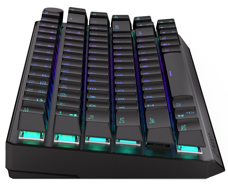 Tastierë Endorfy Thock, 75%, Kailh Box Black, Wireless, e zezë