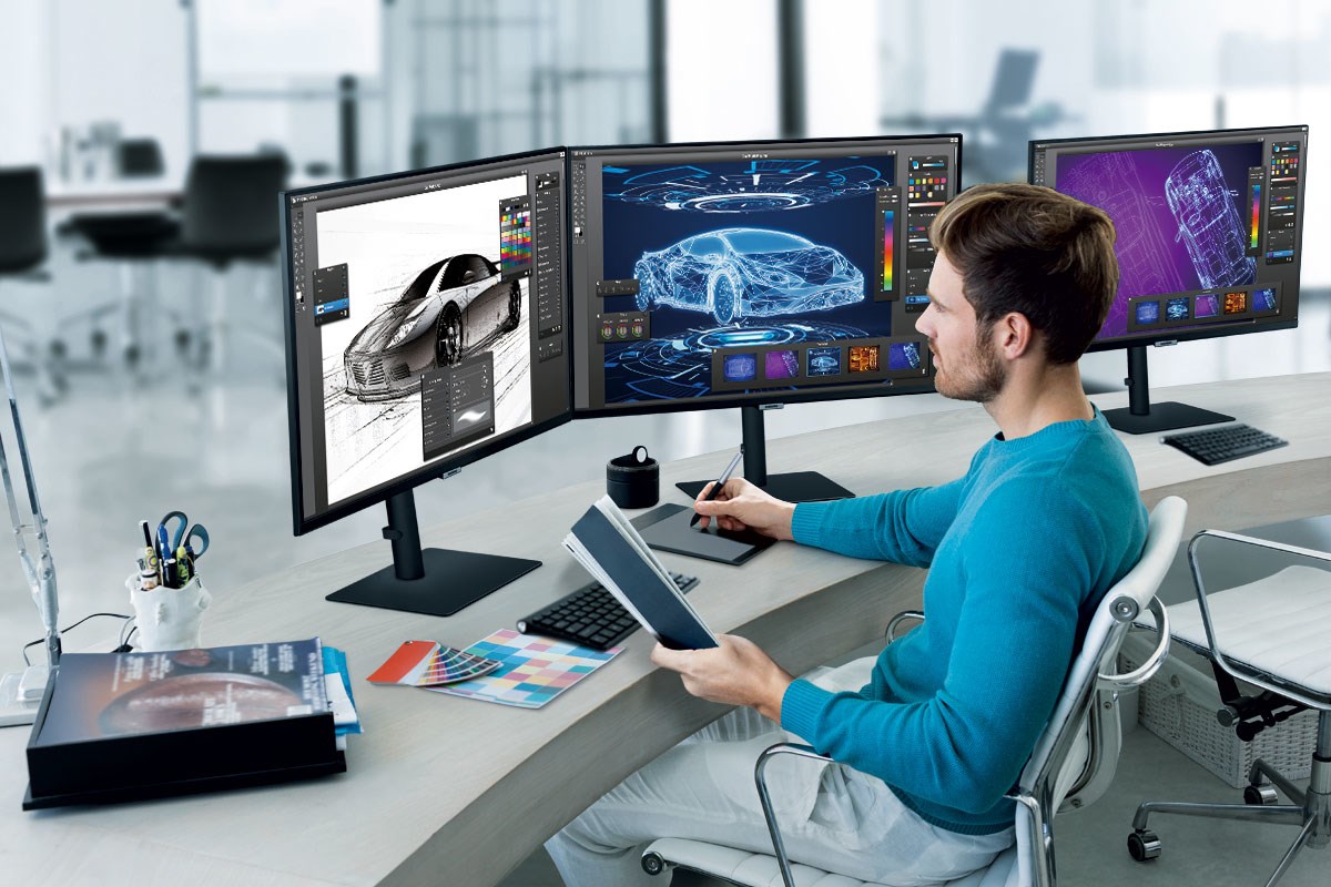 Monitor Samsung LS32B800PXU computer, 32", 3840 x 2160, i zi