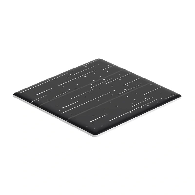 Panel balline Sonoff TX Ultimate T5 C3, për çelës inteligjent 3 kanale, motiv yjor, i zi