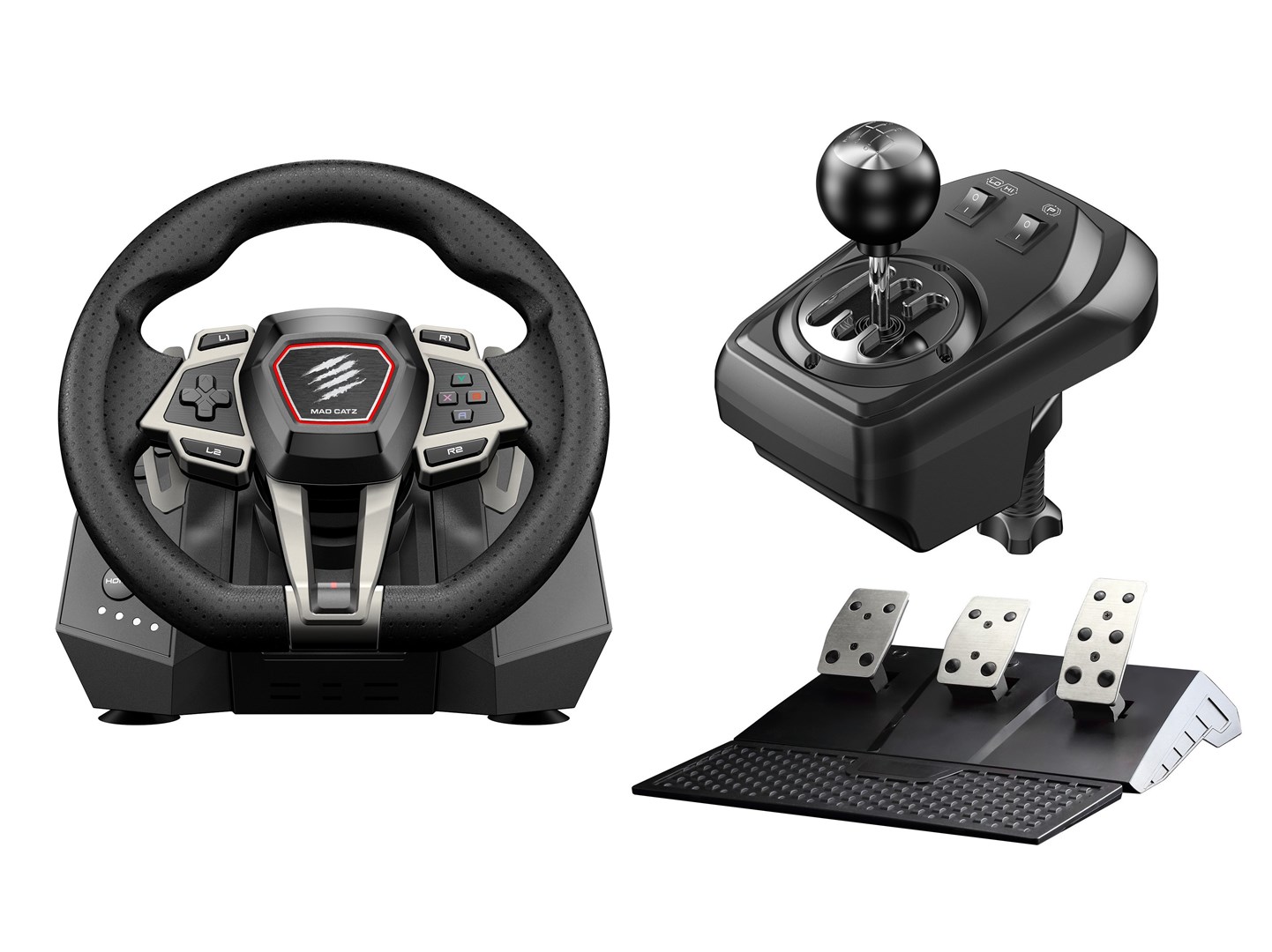 Set timon, pedale dhe ndërrues i shpejtësive MadCatz M.2.X Pro Racing Force Feedback