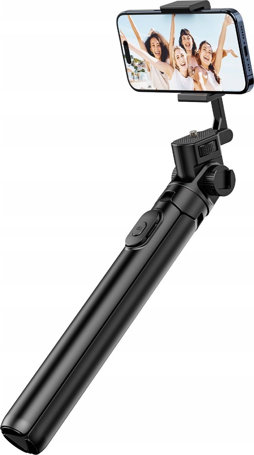 Selfie stick tripod Ulanzi MT-70, telekomandë Bluetooth, lartësi 158 cm, i zi