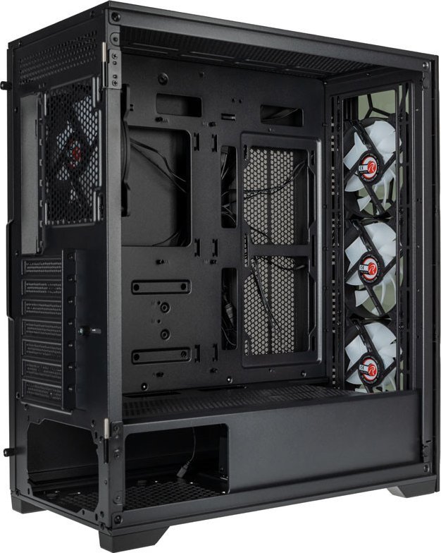 Kasë Raijintek PONOS Ultra Midi-Tower, Tempered Glass, e zezë