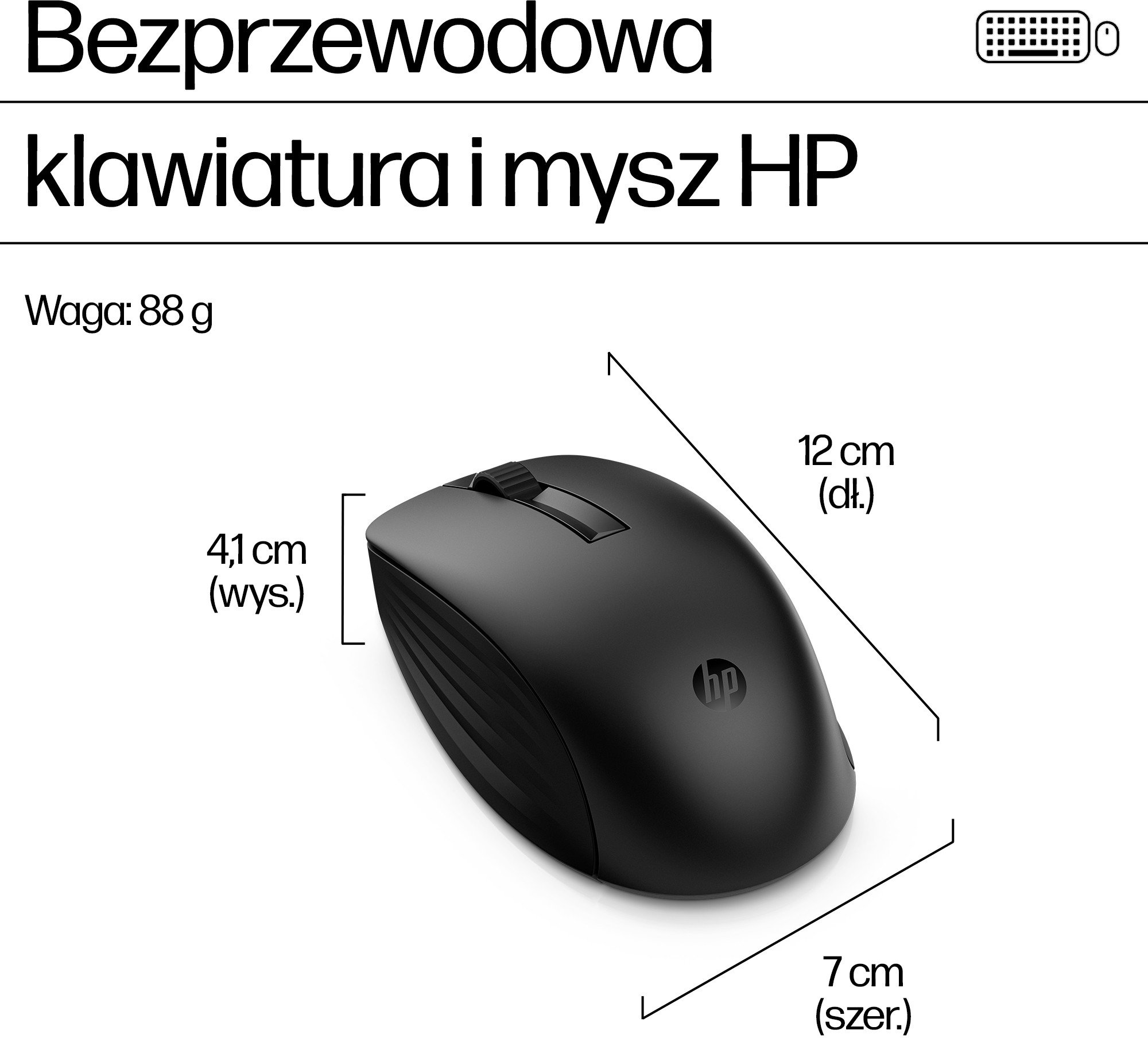 Сет тастатура и компјутерски глушец HP 655, безжичен, германски распоред DE, црн