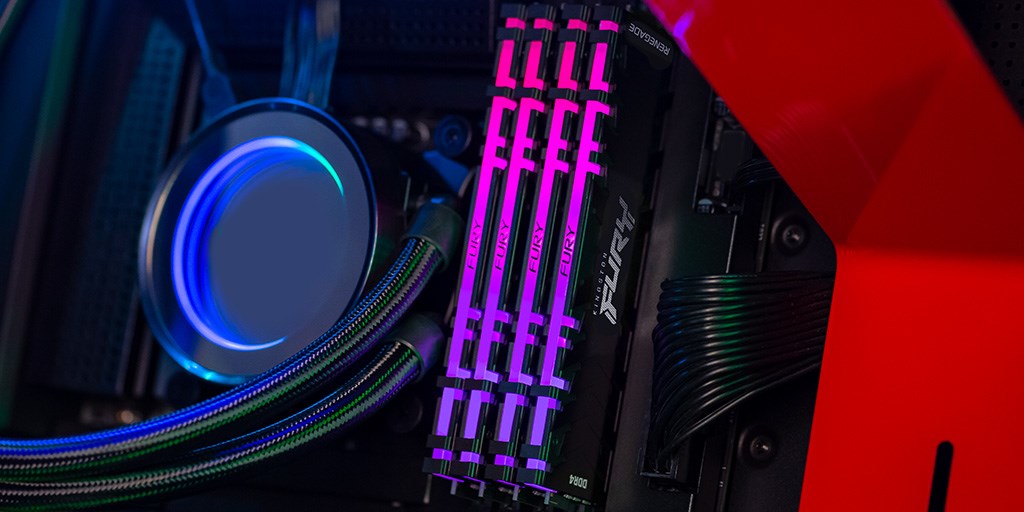 Memorie RAM Kingston FURY 16GB 3600MT/s DDR4 CL16 DIMM 1Gx8 Renegade RGB
