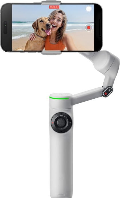 Stabilizator smartphone Insta360 Flow 2024, 3 aksesh, tripod dhe selfie stick, gri