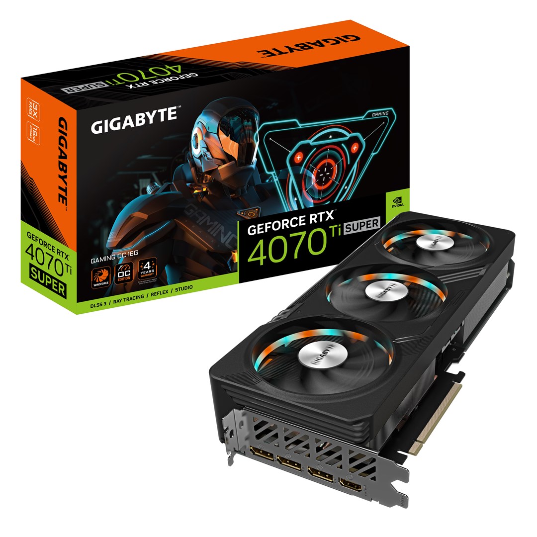 Kartelë grafike Gigabyte GeForce RTX 4070 Ti SUPER Gaming OC 16GB GDDR6X