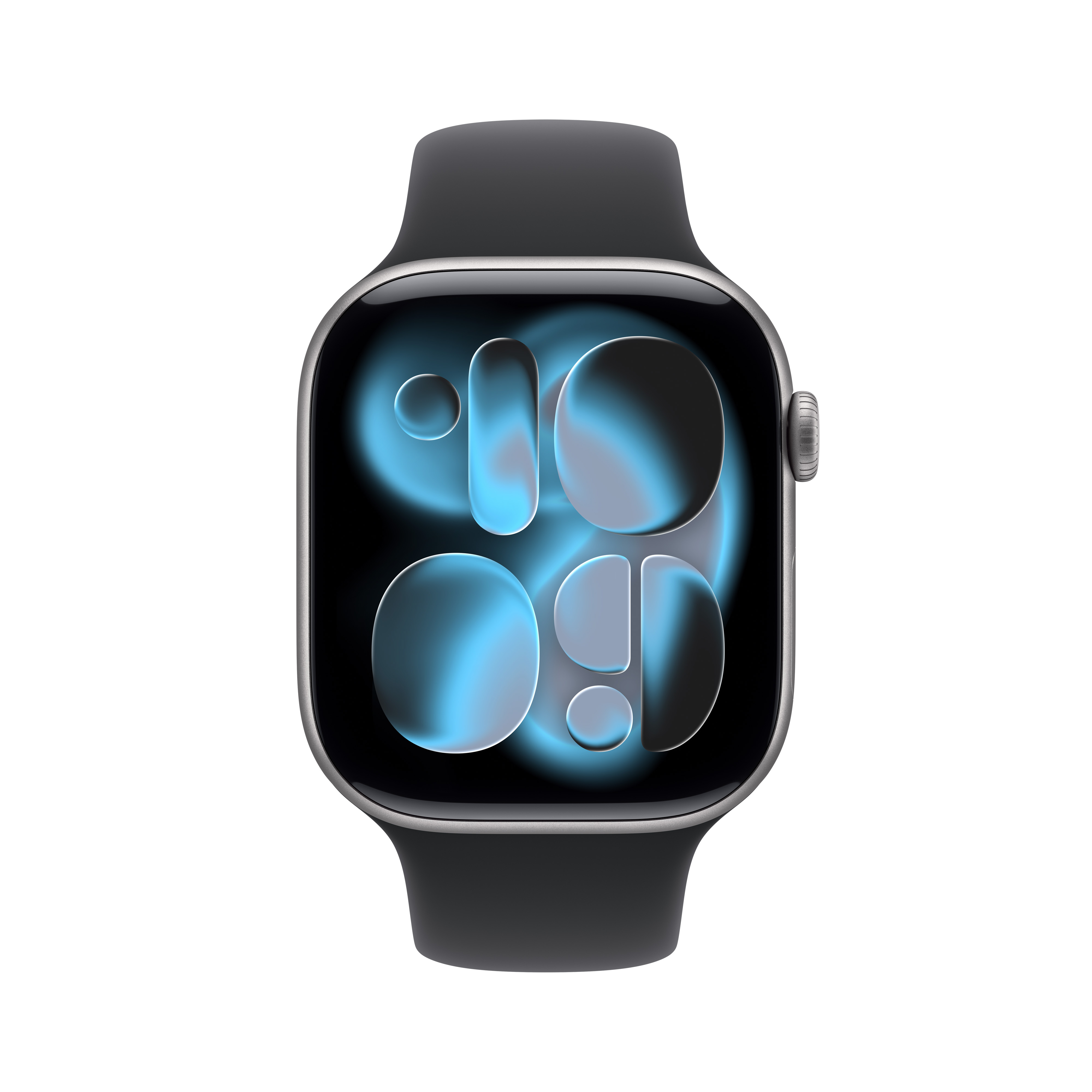 Apple Watch Series 11 GPS 46mm Space Grey Aluminium Case with Black Sport Band, S/M