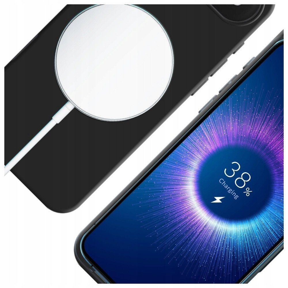 Mbështjellës telefoni 3MK Hardy MagSilicone për Apple iPhone 17 Air Pro, MagSafe, silikon, gri grafit