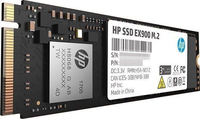Disk SSD HP EX900, 500GB, M.2 2280 PCI-E x4 Gen3 NVMe