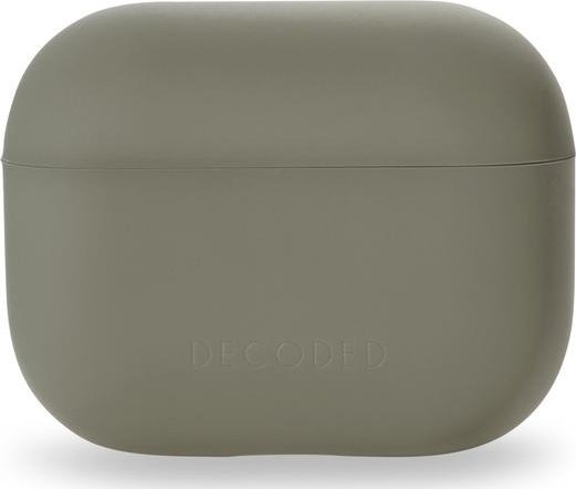 Etui silikoni për AirPods 3 Decoded Aircase, i hollë, polikarbonat dhe silikon, ngjyrë ulliri
