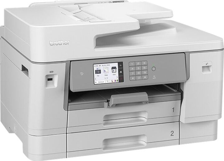 Printer multifunksional Brother MFC-J6955DW, A3, rrjet dhe Wi-Fi, i bardhë