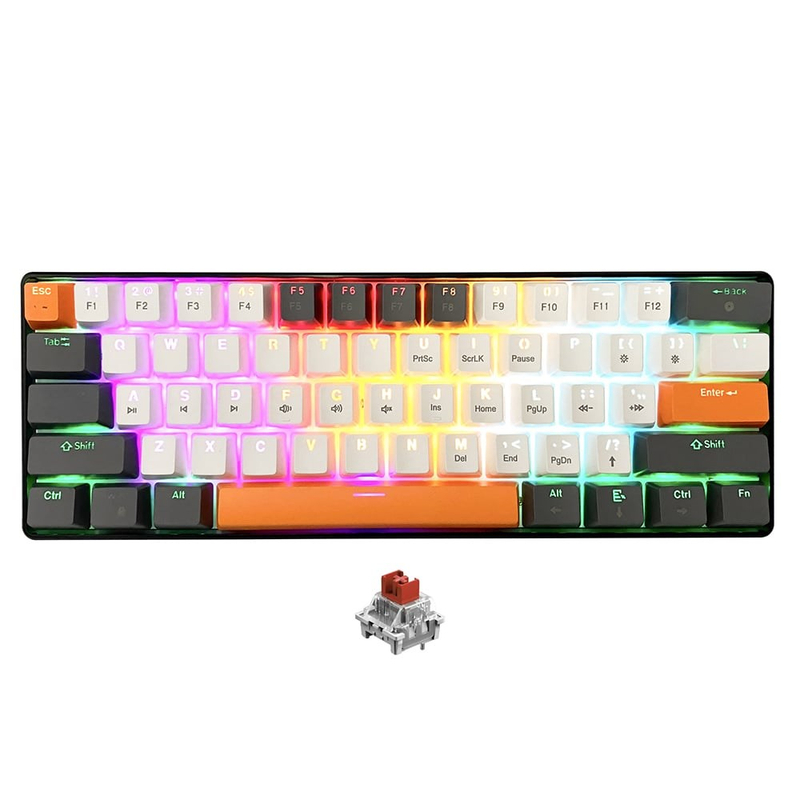 Tastierë mekanike MediaTech ZONE MT1258, Cherry MX Red, e zezë