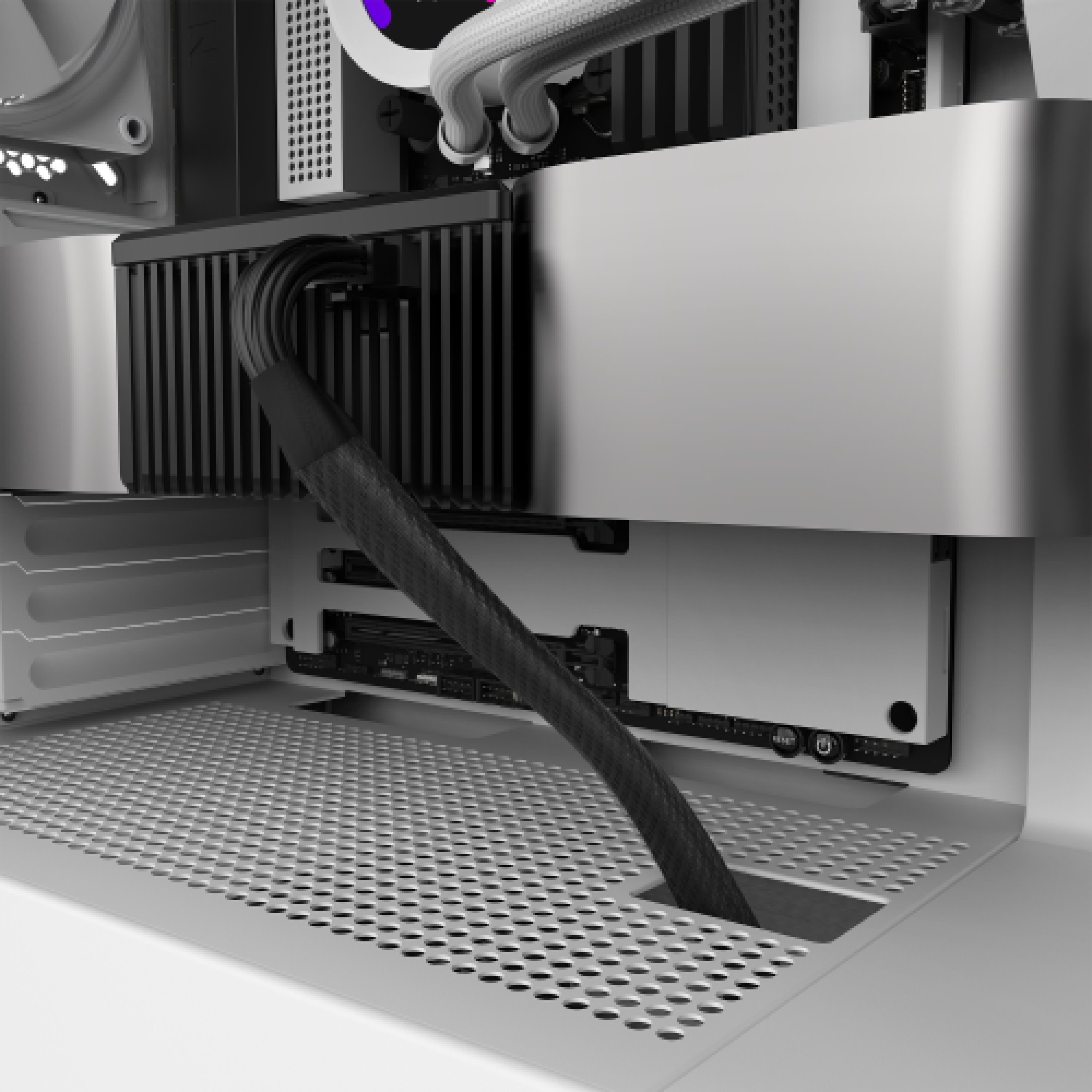 Kabllo PSU NZXT 12VHPWR, 650mm, me mbështjellës, e zezë