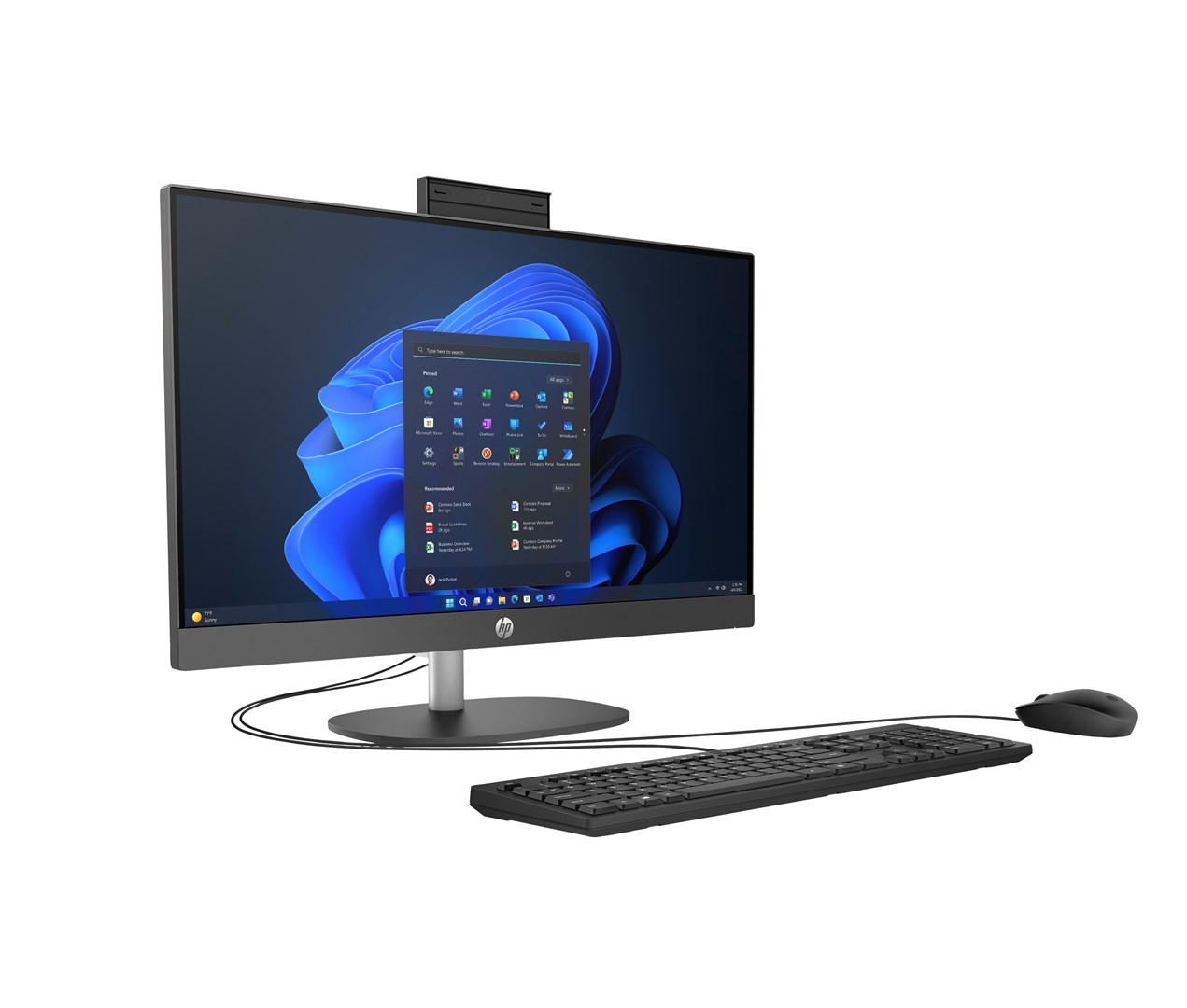 Компјутер All in One HP ProOne 240 G10, Intel Core i5 1335U, 23.8" Full HD, 8GB RAM, 256GB SSD, Windows 11, црн