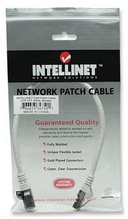 Kabëll rrjeti Intellinet Patch Cable Cat6, 0.3 m, snagless, i bardhë