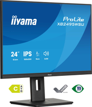 Monitor Iiyama ProLite XB2495WSU, 24", IPS, 1920x1200, i zi