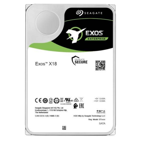 Hard Disk Seagate EXOS X18, 12TB, 7200RPM