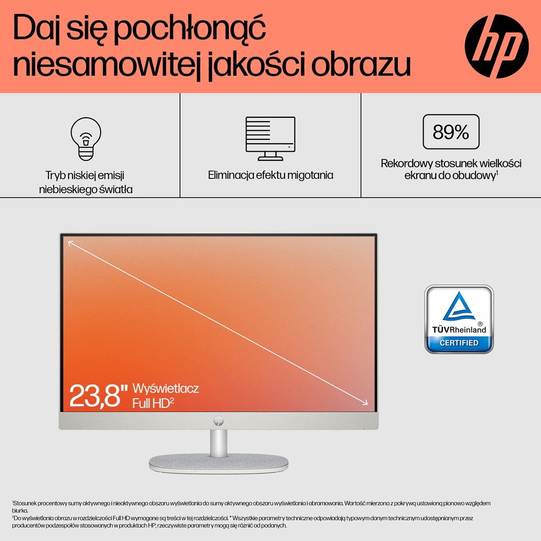 Kompjuter All in One HP 24-cr0312nw, Ryzen 5, 16GB RAM, 512GB SSD, i bardhë