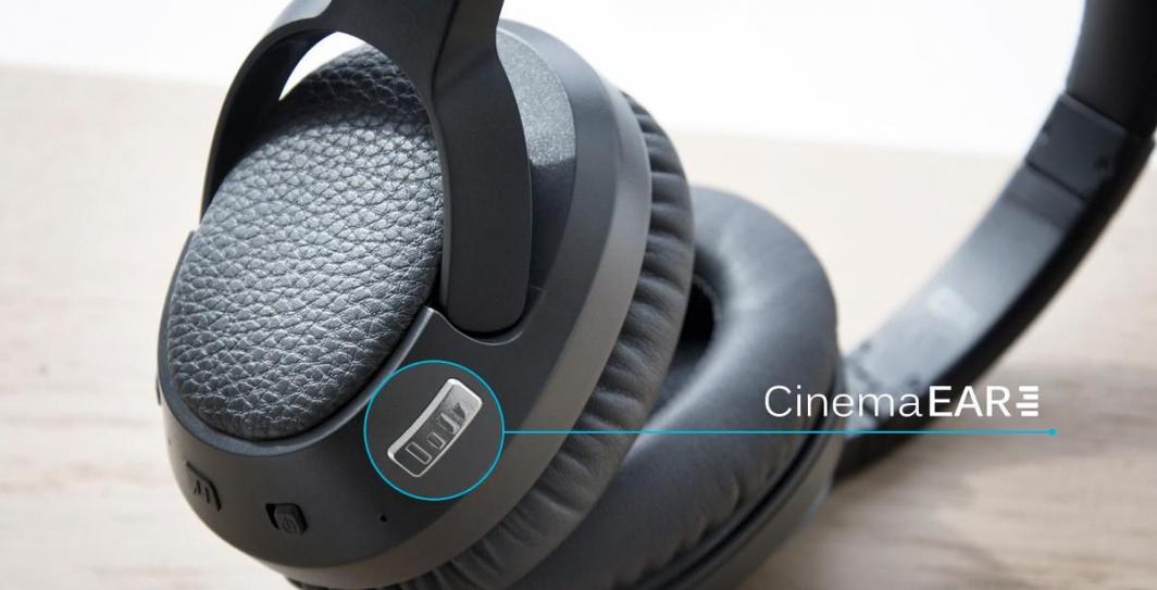 Sistem kufje pa tela për TV MEE Audio Connect T1CMA, Bluetooth, over ear, i zi
