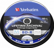 Disk Blu ray Verbatim BD R M DISC, 25GB, 4x, paketë 10 copë