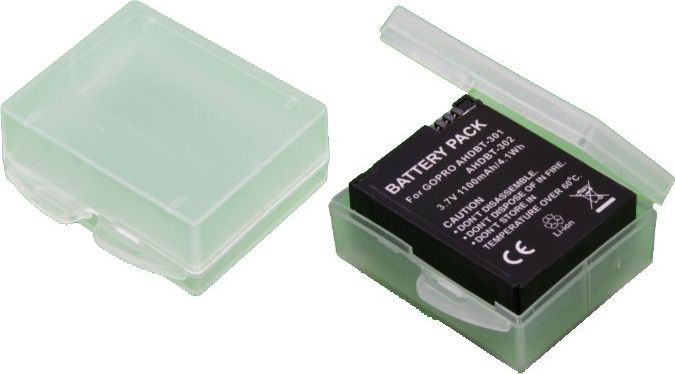 Kuti baterie Puluz BOX CASE për GoPro Hero 3 3+, plastike transparente