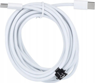 Kabllo USB C HD26, Type C në Type C, 30W PD, 3m, e bardhë