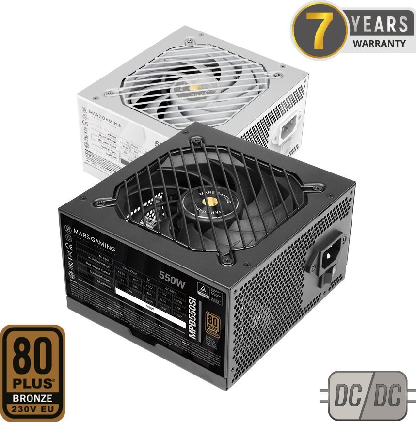 Furnizues energjie Mars Gaming MPB750SI, 750W, 80 Plus Bronze, ATX, i zi