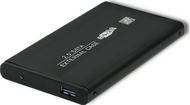 Kuti e jashtme Qoltec Pocket, për disk 2.5" HDD SSD, USB 2.0 SATA3, e zezë