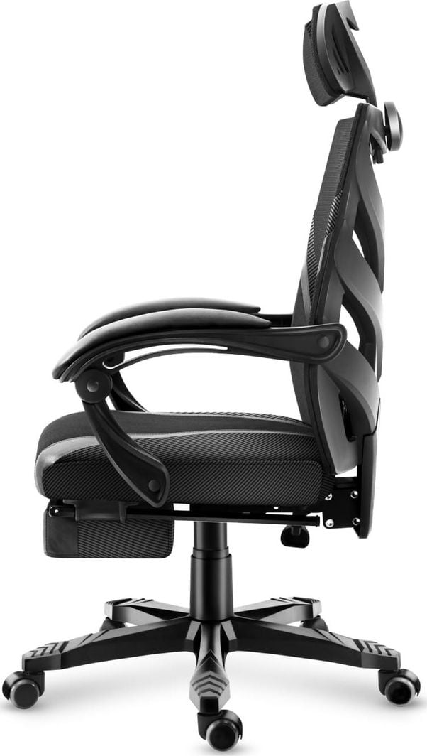 Karrige gaming Huzaro Combat 5.0, mekanizëm rrotullues, deri 140 kg, e zezë