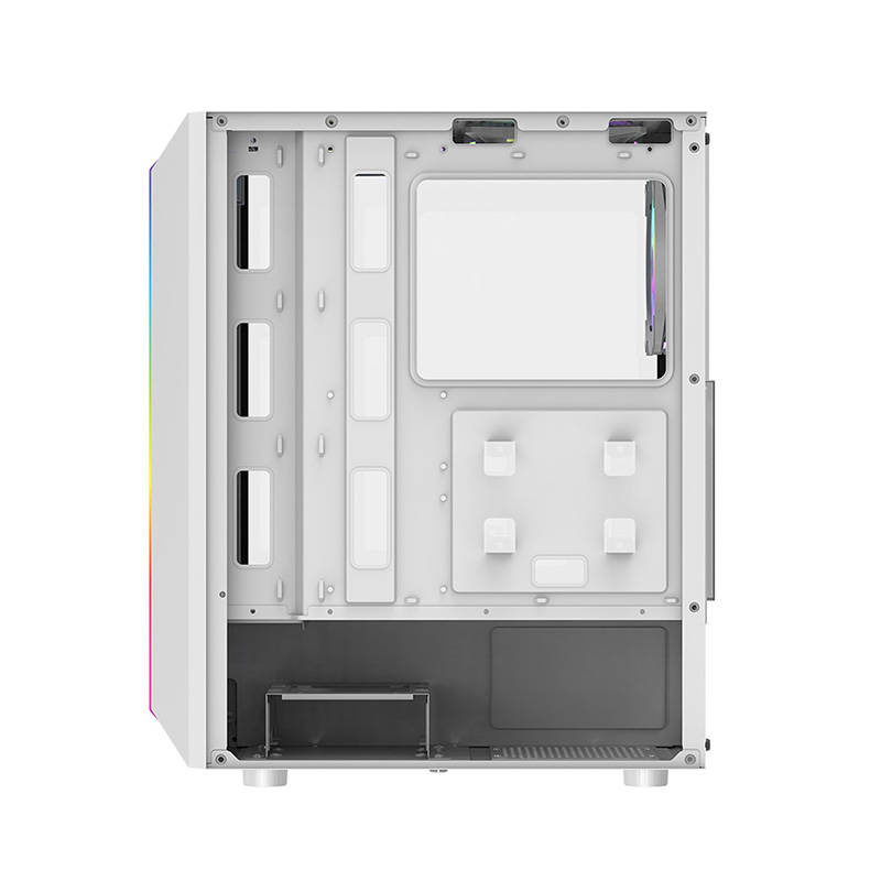 Kabinet kompjuteri Darkflash DK151, ATX Mid Tower, ARGB, i bardhë