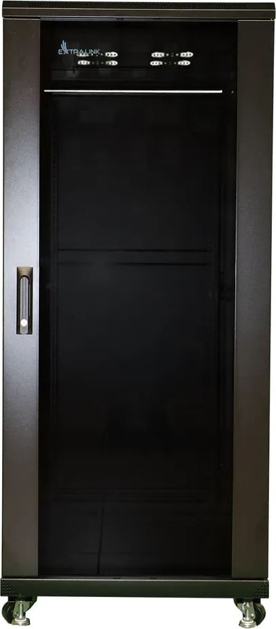 Kabinet rrjeti ExtraLink Standing Cabinet 19", 37U, i zi