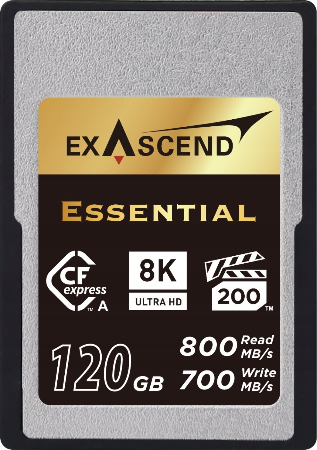 Kartë memorie Exascend CFexpress Type A Essential, 120GB, PCIe 3.0, gri