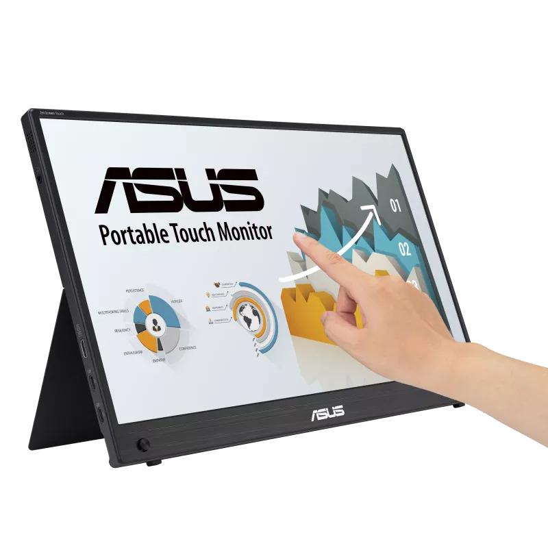 Monitor portativ Asus ZenScreen Touch MB16AHT, 15.6", FHD, IPS, me prekje