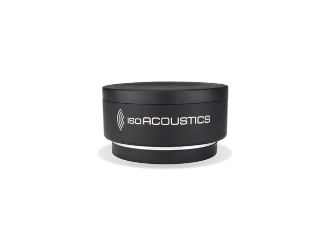 Puck izolues akustik IsoAcoustics ISO-PUCK, set 2 copë, i zi