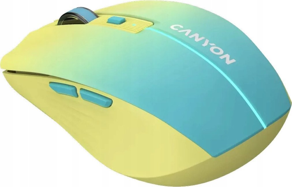 Maus wireless Canyon CNS-CMSW44UA, RF 2.4GHz dhe Bluetooth, 8 butona, i zi