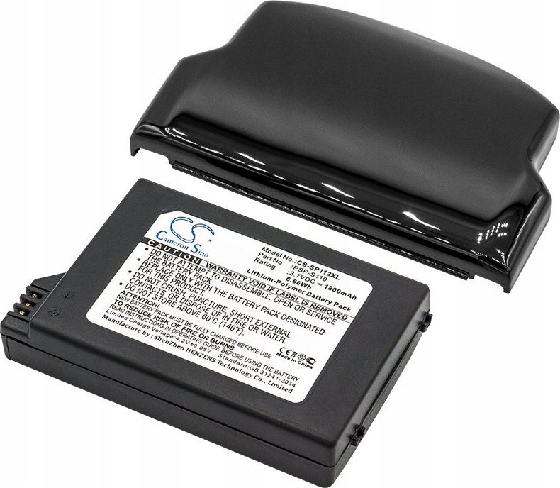 Bateri rikarikueshme Cameron Sino PSP S110, Li Polymer, për Sony PSP 2000 3000, e zezë