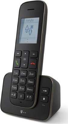 Telefoni fiks Telekom Sinus PA 207 plus 1, me kabllo dhe pa tel, i zi