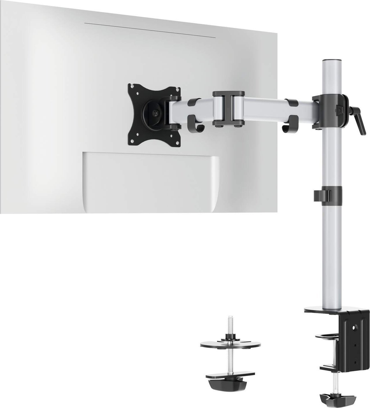 Mbajtëse monitori Durable SELECT, për 1 monitor, ergonomike, e zezë