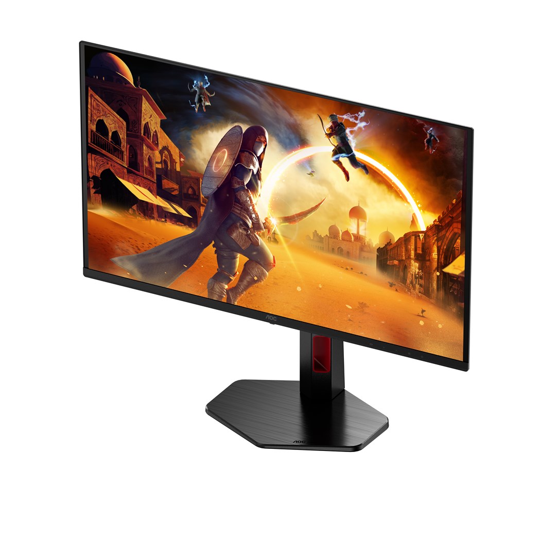 Monitor gaming AOC G4 Q27G4SDR, 26.5", 2560x1440 QHD, 360Hz, i zi me të kuqe