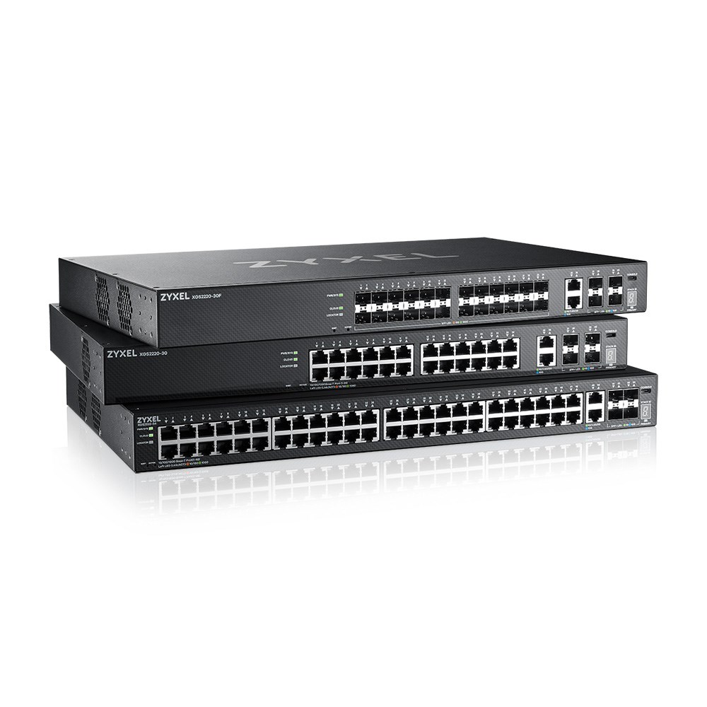 Switch i menaxhuar Zyxel XGS2220-30F, Layer 3, 10G, i zi