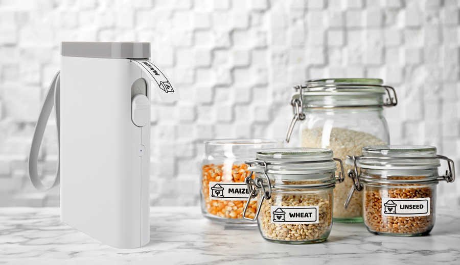 Printer etiketash Peach PE110-W, Bluetooth, termik bardh e zi, i bardhë