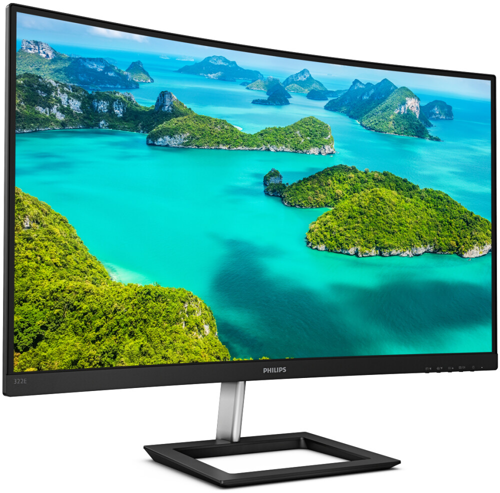 Monitor Philips E-line 322E1C/00, 31.5", Full HD, i zi