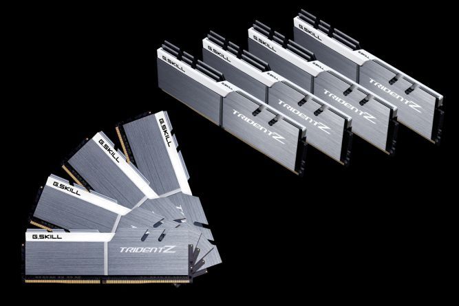 Memorie G.Skill Trident Z, DDR4, 64 GB, 4000 MHz, CL18, F4-4000C18Q2-64GTZSW