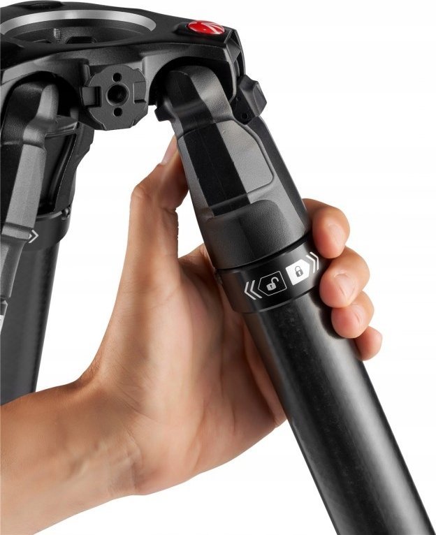 Tripod Manfrotto 635 Fast Single, fibër karboni, profesional