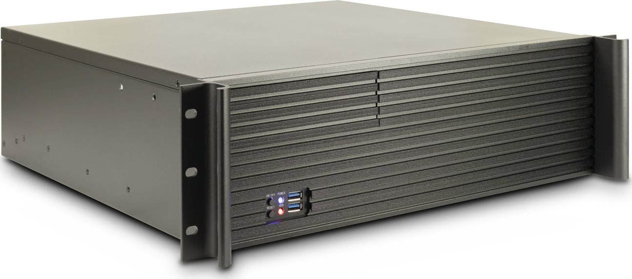 Kuti serveri rack Inter-Tech 3U-K-340L, 3U, ATX, e zezë
