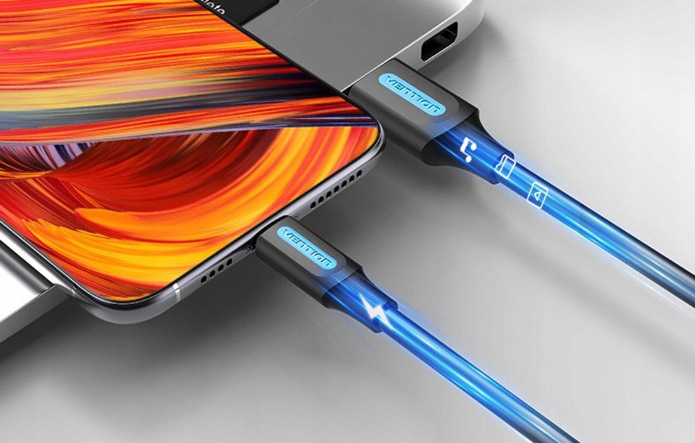 Kabllo USB Vention, USB A në USB C, 5A, 1.5m, PVC, e zezë