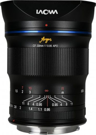 Objektiv Venus Optics Argus Canon RF 33mm f/0.95 APO CF, manual, për APS C