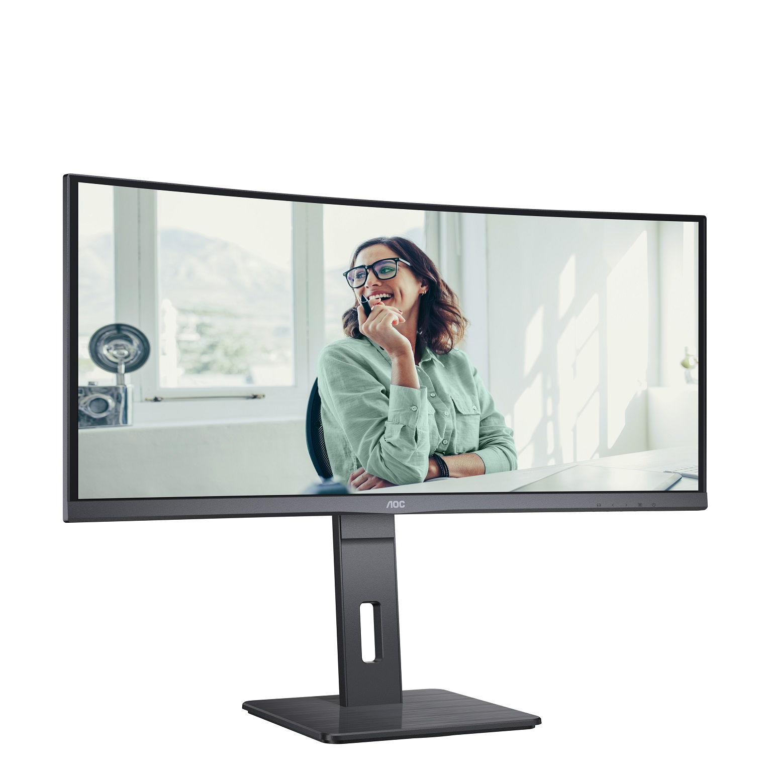 Monitor AOC CU34P3CV, 34", UWQHD, 100Hz, i zi